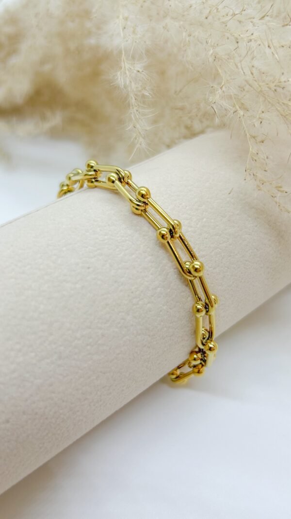 Pulsera eslabones hardwear dorada