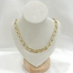 Cadena eslabon clip chain diamantado