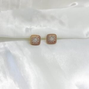 Arete zirconia cuadrado