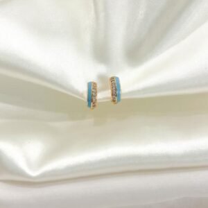 Argolla zirconia azul