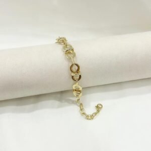 Pulsera eslabon dorada