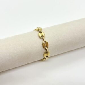 Pulsera Gucci dorada 10mm